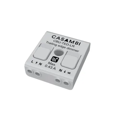 RP-Technik Steuergerät YMOCA-TED-LR | Casambi TED Modul | LED Phasenabschnittsdimmer 100W | 230V | IP20 | programmierbar
