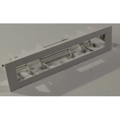 RP-Technik Einbaurahmen KME-EB für EB-Leuchten | Einbau-Rahmen ABS | 70x295x60 mm | Prüftaster | weiß