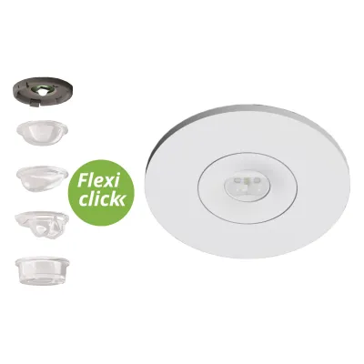 RP-Technik LED-Sicherheitsleuchte Einbau EERL039ML | 4,8W | 4000K | 470lm | Linsensystem | IP20 | 230V | weiß