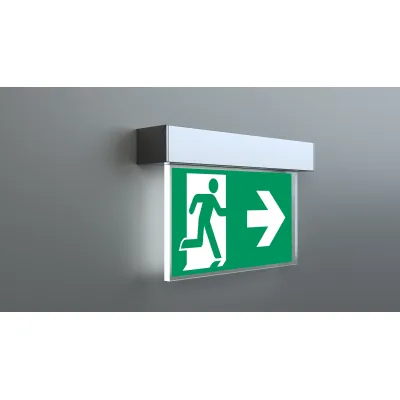 RP-Technik LED-Rettungszeichenleuchte EB + SC/1h, ASMU011SC