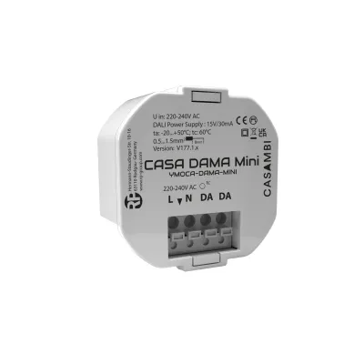 RP-Technik LED-Steuergerät YMOCA-DAMA-MINI DALI | Casambi kompatibel | Unterputzmodul | IP20 | 220–240V | 50x48x21,6mm