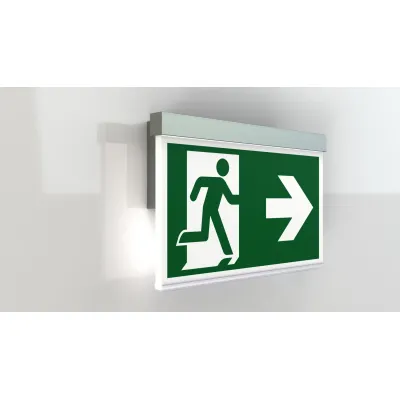 RP-Technik Rettungszeichenleuchte 1h, Wireless, ws AXW401WL