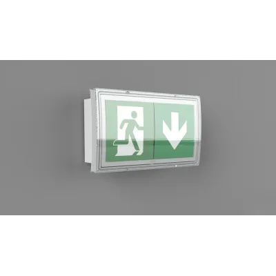 RP-Technik Rettungszeichenleuchte EB 1h, WL PMW401WL