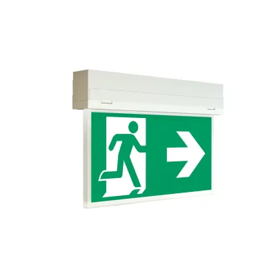 RP-Technik LED-Sicherheitsleuchte KSU413WL | 5,3W 190lm | 3h Notlicht | IP54 | Wireless | Wand- & Deckenmontage