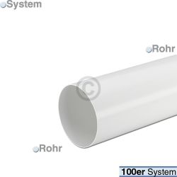 Rundrohr 100erR 1000mm für Belüftungstechnik Trockner