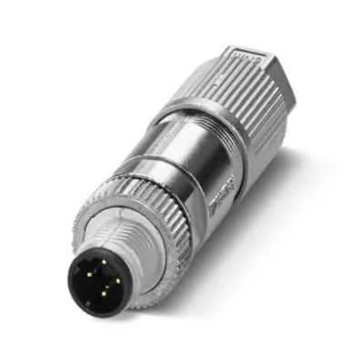 PHOENIX CONTACT M12 Rundsteckverbinder | 4-polig | D-kodiert | PROFINET CAT5 | IP67 | 0,25-0,5mm²