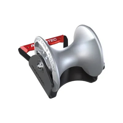 RUNPOTEC Kabelumlenkrolle 10157 | für Schacht | Ø130 mm | Aluminium | Kugellager | max. Belastung 4500 kg