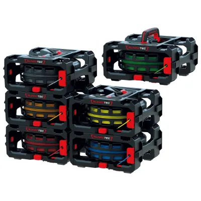 RUNPOTEC Kabelabroller CB 260 Cable Box 6er Set | max. 26 cm Bündeldurchmesser | 5 kg Tragfähigkeit