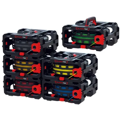 RUNPOTEC Kabelabroller CB 260 Cable Box 6er Set | max. 26 cm Bündeldurchmesser | 5 kg Tragfähigkeit