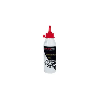Runpotec Kabelgleitmittel Gel 30467 | 250ml Flasche | Erleichtert Kabelzug | Biologisch abbaubar | Farblos