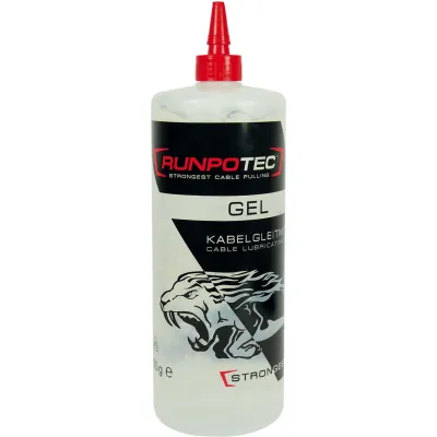 Runpotec Kabelgleitmittel Gel 30064 | 1000g Tube | reduziert Reibung | silikonfrei | biologisch abbaubar