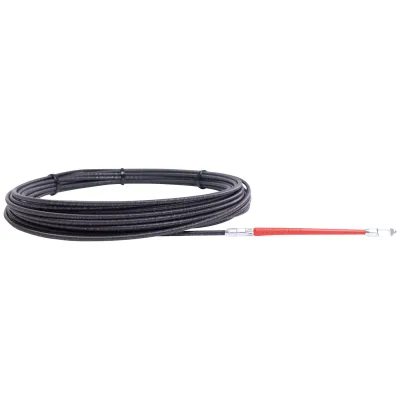 Runpotec Kabeleinziehsystem RUNPOGLEITER 30017 | 10 m Metallspirale | Ø 4 mm | Power-Gleiter | für Installationsrohr