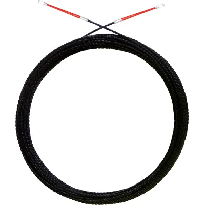 RUNPOTEC Ersatzband | Runpo 5 Kabeleinziehsystem | 30m | 3-fach verdrillt | 5,3mm | schwarz | Kunststoff
