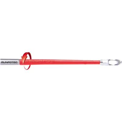 Runpotec Kabeleinziehhilfe RunpoGleiter 7 RG7 20238 | Führungsspitze 7 mm mit Öse | Drallausgleich | Rot