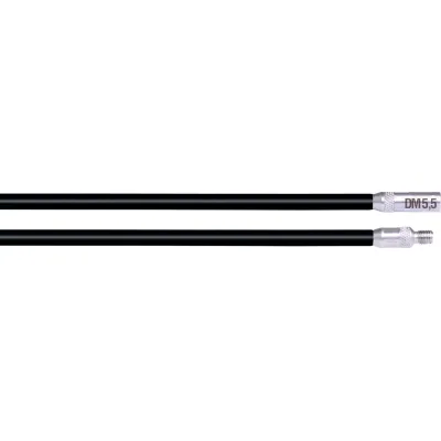 Runpotec Kabeleinziehsystem | RunpoSticks 2x1m | Ø 5,5mm | Basalt-Technologie | Edelstahl | schwarz