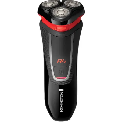 Remington Herrenrasierer R4002 | Elektrischer Rotationsrasierer | Akku | 3 Scherköpfe | Flexkopf | Schwarz