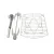 Bild: Russell Hobbs Heißluftfritteuse 22101-56 CycloFry Plus | 1300W | rotierender Korb | Touch-Bedienung | 1kg | weiß/schwarz