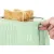 Bild: Russell Hobbs Toaster Eden 27374-56 | 2 Scheiben | Auftau- & Aufwärmfunktion | Brötchenaufsatz | Pistazie