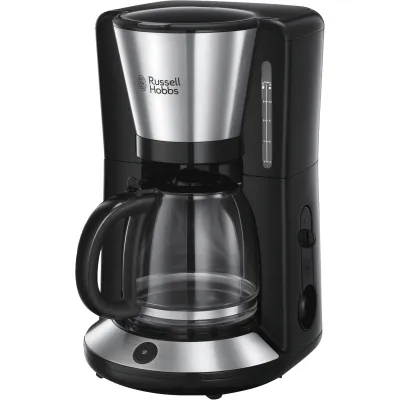 Russell Hobbs Filterkaffeemaschine 24010-56 | 10 Tassen | 1,25l | Edelstahl | WhirlTech | Warmhalteplatte