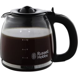 Russell Hobbs Colours Plus+ Flame Red Digitale Glas-Kaffeemaschine