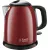 Bild: Russell Hobbs Wasserkocher 24992-70 | 1,0l | Edelstahl Rot | 2400W | Schnellkochfunktion | Kalkfilter | kabellos
