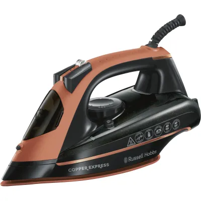 Russell Hobbs Dampfbügeleisen Copper Express 23975-56 | 2600W | Keramiksohle | 40g/min Dampf | 150g Dampfstoß
