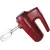 Bild: Russell Hobbs Handmixer Desire 27150-56 | 350 Watt | 5 Stufen | Turbostufe | 2 Knethaken | 2 Quirle | Rot-Grau