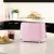 Bild: Russell Hobbs Toaster Eden 27372-56 | 2-Scheiben | 800 Watt | Auftau- & Aufwärmfunktion | Brötchenaufsatz | Himbeere