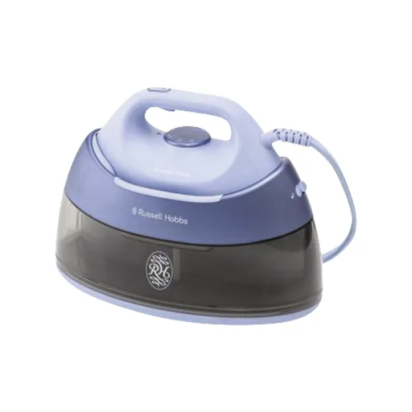 Fabric Luxe Dampfbügelstation | Keramiksohle | 2400W | 5 bar | 1,3l abnehmbarer Tank | 110g/Min. Dampf | Blau