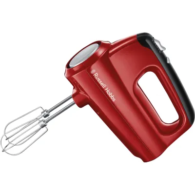 Russell Hobbs Handmixer Desire 24670-56 | 350W | 5 Stufen | Turbofunktion | Rot/Schwarz