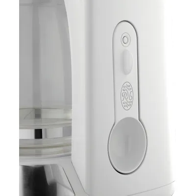 Russell Hobbs Filterkaffeemaschine 24390-56 Inspire White | Timer | Warmhalteplatte | 10 Tassen | 1,25l | Weiß