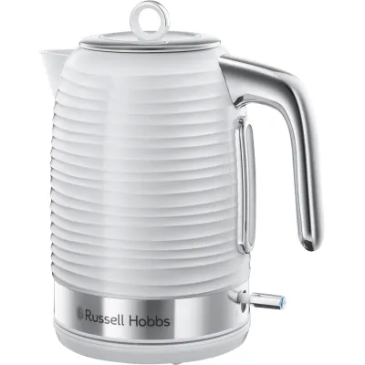 Russell Hobbs Wasserkocher 24360-70 Inspire White | 1,7L | 2400W | Schnellkochfunktion | Kalkfilter | schnurlos | weiß