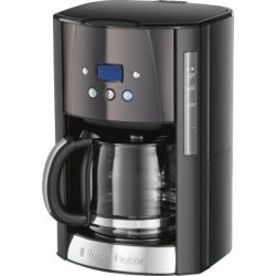 Russell Hobbs Matte Black Digitale Glas-Kaffeemaschine