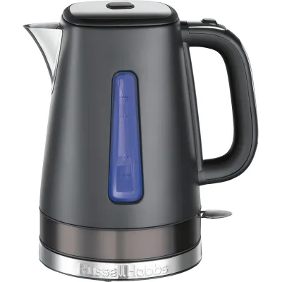 Russell Hobbs Wasserkocher 26140-70 | 1,7L | 2400W | schnurlos | Schnellkochfunktion | Kalkfilter | schwarz matt