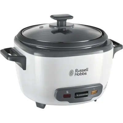 Russell Hobbs Reiskocher Maxi 27040-56 | 3,3 l | Antihaft | Warmhaltefunktion | 500 W | Weiß