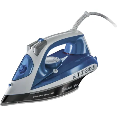 Russell Hobbs Dampfbügeleisen Supreme Steam Pro 23971-56 | 2600 Watt | Keramiksohle | 145g Dampfstoß | 310ml Tank