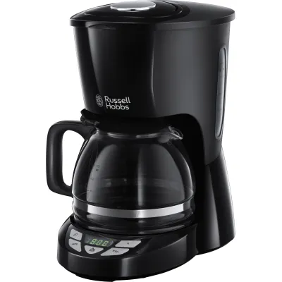 Russell Hobbs Kaffeemaschine 22620-56 | Filterkaffeemaschine mit Timer | 10 Tassen | Warmhaltefunktion | Schwarz