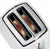 Bild: Russell Hobbs Toaster 2-Scheiben 26391-56 Groove | extra breite Schlitze | 6 Bräunungsstufen | Brötchenaufsatz | Weiß