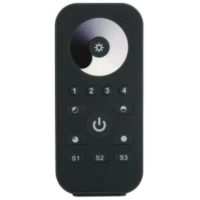 RUTEC Funkhandsender 80577 | 1-Kanal | 4 Zonen | 868 MHz | Touch-Dimmer | Memory | IP20 | Innen | Kunststoff | Weiß