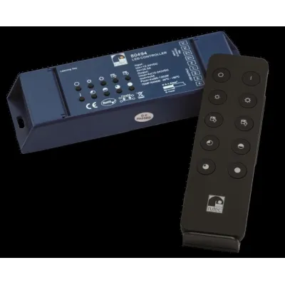 Rutec LED Controller 80494 | Funksteuerung 12V/24V | Einfarbig | Fernbedienung 240W/480W | Memory Effekt | IP20
