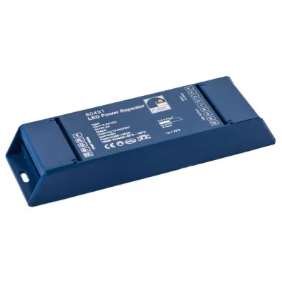 RUTEC LED Power Repeater 80491 | PWM Signal Verstärker | 4-Kanal | 5A pro Kanal | 12V-24V DC | RGB | Innenbereich | IP20