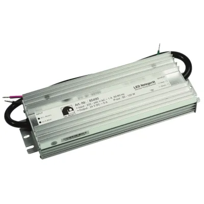 RUTEC LED-Netzgerät 85490 | 24V 50-120W | IP67 | dimmbar | Phasenanschnitt | Konstantspannung | Aluminium