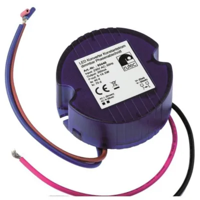 RUTEC LED Konverter 85446 | 350mA Konstantstrom | 8-10,5W | dimmbar Phasenabschnitt | IP64 | 230V | Aktiv PFC