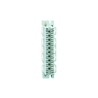 Rutenbeck Anschlussleiste AsLe A 10 LSA | 2600060 | DIN 47608 | LSA-Plus | 10 DA | 96mm Befestigungsabstand | grau