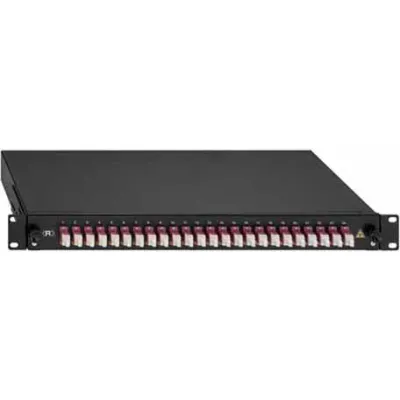 Rutenbeck Spleissbox 2280301240 | 24x LC-Duplex | OM4 50/125 | 19" 1HE Rack | mit Pigtails | schwarz