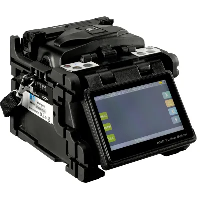 Rutenbeck Fusionsspleissgerät Fibre Kompakt 228070700 | Glasfaser-Spleissgerät | 3 Achsen aktiv | Cleaver inkl.