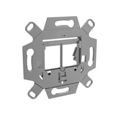 Rutenbeck Montageadapter UM-MA-KS 2 Up | Modulträger 1-2 Module | 30° Modulauslass | weiß/schwarz