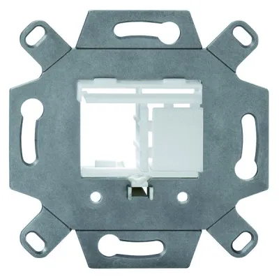 Rutenbeck Montageadapter KMK-MA UP 1-2-fach | reinweiß RAL 9010 | halogenfrei | für Keystone-Modul
