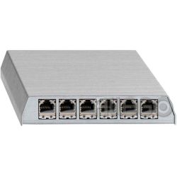 Rutenbeck Patchpanel AP Cat.6a, 6xRJ45 PP-Cat.6A iso-6 Ap