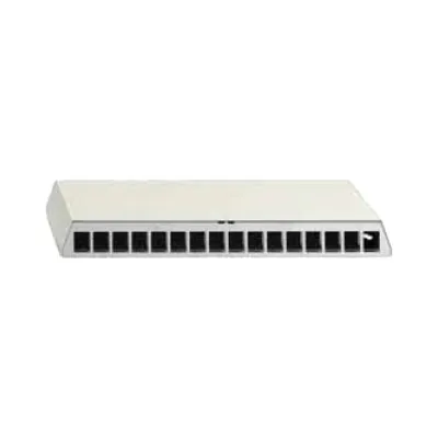Rutenbeck Patchpanel PP-UM A-12 Ap rw | 23911116 | 12 Ports RJ45 Cat6 | geschirmt | Aufputz | weiß RAL9010